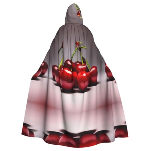 Chilean Cherries Gemusterter Kapuzenponcho Unisex Kapuzenponcho für Cosplay, Halloween, Kostümparty Chilean Cherries Gemusterter Kapuzenponcho Unisex Kapuzenponcho für Cosplay, Halloween, Kostümparty von PHAYAH