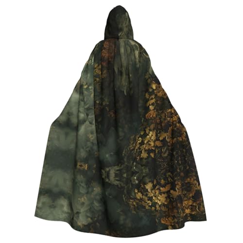 Clouds Under The Abyss Gemusterter Kapuzenponcho Unisex Kapuzenponcho für Cosplay Halloween Kostümparty von PHAYAH