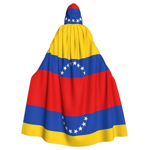 Flagge Venezuelas gemusterter Kapuzenponcho Unisex Kapuzenponcho für Cosplay Halloween Kostümparty Flagge Venezuelas gemusterter Kapuzenponcho Unisex Kapuzenponcho für Cosplay Halloween Kostümparty von PHAYAH