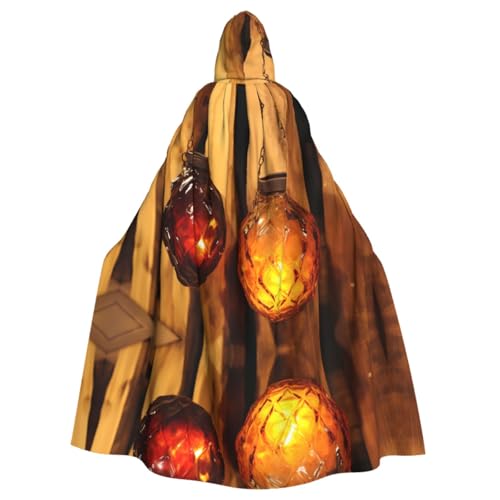 Glas-Poncho mit Kronleuchter-Muster, Unisex, Kapuzenponcho für Cosplay, Halloween, Kostümparty Glas-Poncho mit Kronleuchter-Muster, Unisex, Kapuzenponcho für Cosplay, Halloween, Kostümparty von PHAYAH