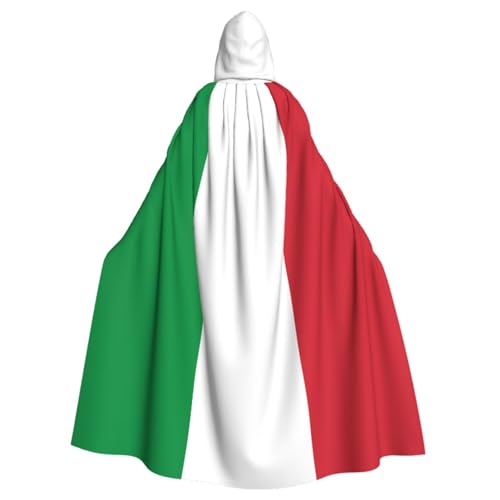 Kapuzenponcho mit italienischer Flagge, Unisex, für Cosplay, Halloween, Kostümparty Kapuzenponcho mit italienischer Flagge, Unisex, für Cosplay, Halloween, Kostümparty von PHAYAH