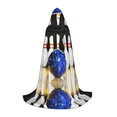 PHAYAH Bowling-Muster Halloween Erwachsene Kapuzenmantel Umhang Damen Herren Halloween Dress Up Party Cosplay Kostüme M PHAYAH Bowling-Muster Halloween Erwachsene Kapuzenmantel Umhang Damen Herren Halloween Dress Up Party Cosplay Kostüme M von PHAYAH