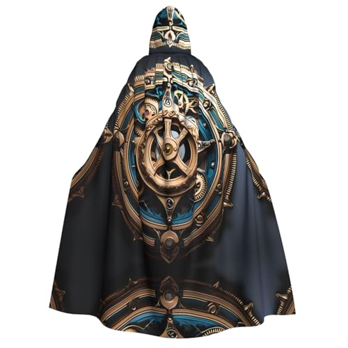 PHAYAH Coole Steampunk-Getriebe, Halloween, Erwachsenen-Kapuzenumhang mit Kapuze, Robe für Damen und Herren, Halloween, Verkleidungsparty, Cosplay-Kostüme PHAYAH Coole Steampunk-Getriebe, Halloween, Erwachsenen-Kapuzenumhang mit Kapuze, Robe für Damen und Herren, Halloween, Verkleidungsparty, Cosplay-Kostüme von PHAYAH