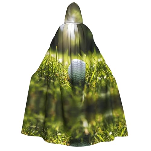 PHAYAH Golf-Halloween-Erwachsenen-Kapuzenumhang mit Kapuze für Damen und Herren, Halloween, Verkleidungsparty, Cosplay-Kostüme von PHAYAH