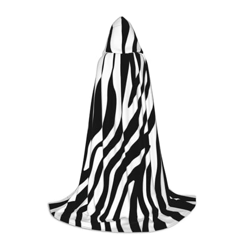 PHAYAH Halloween-Kostüm mit Kapuze und Zebramuster, für Damen, Herren, Halloween, Party, Cosplay, Kostüme, Größe L PHAYAH Halloween-Kostüm mit Kapuze und Zebramuster, für Damen, Herren, Halloween, Party, Cosplay, Kostüme, Größe L von PHAYAH