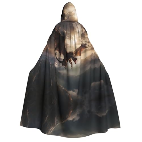 PHAYAH Imperial Halloween Erwachsene Kapuzenumhang Kapuzenmantel Damen Herren Halloween Dress Up Party Cosplay Kostüme PHAYAH Imperial Halloween Erwachsene Kapuzenumhang Kapuzenmantel Damen Herren Halloween Dress Up Party Cosplay Kostüme von PHAYAH