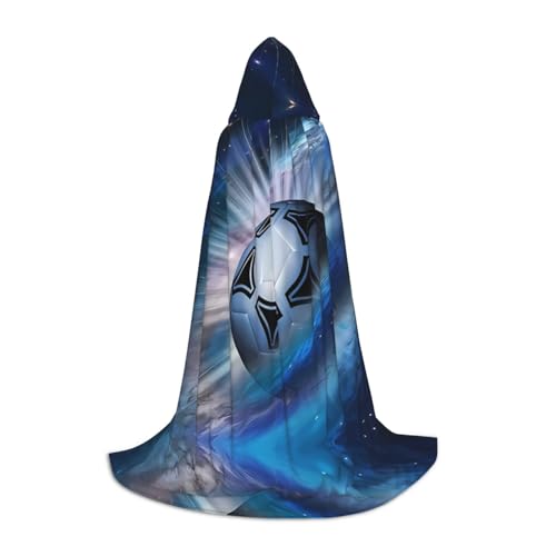 PHAYAH Kapuzenmantel mit Fußball-Muster, Halloween, Hexe, Hexerei, Umhang, Weihnachten, Kapuzenpullover, Cosplay, Maskerade, Partykleid, Geschenk, Kostüm, Größe S PHAYAH Kapuzenmantel mit Fußball-Muster, Halloween, Hexe, Hexerei, Umhang, Weihnachten, Kapuzenpullover, Cosplay, Maskerade, Partykleid, Geschenk, Kostüm, Größe S von PHAYAH