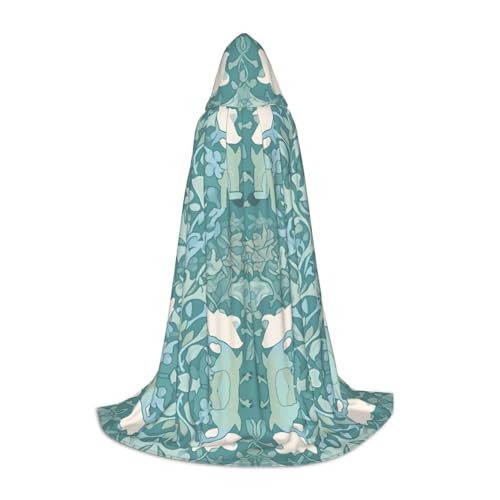 PHAYAH Little People Kapuzenumhang, Hexe, Halloween-Kostüme für Cosplay, Maskerade, für Damen und Herren, Robe, Größe S von PHAYAH