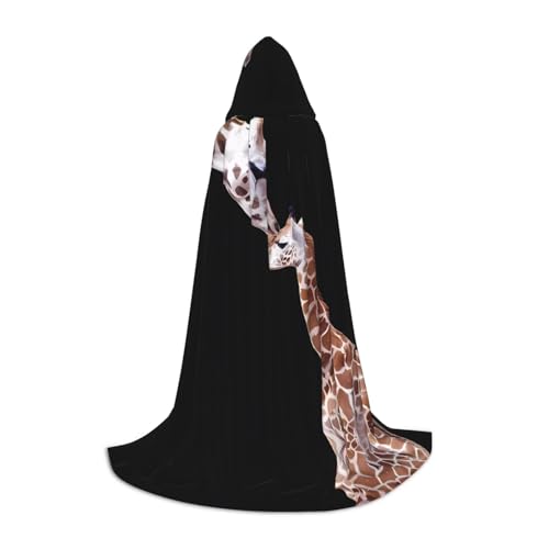 PHAYAH Mutter Baby Giraffe Muster Halloween Hexe Hexerei Kapuzen Robe Umhang Weihnachten Hoodie Cosplay Maskerade Party Kleid Geschenk Kostüm L PHAYAH Mutter Baby Giraffe Muster Halloween Hexe Hexerei Kapuzen Robe Umhang Weihnachten Hoodie Cosplay Maskerade Party Kleid Geschenk Kostüm L von PHAYAH
