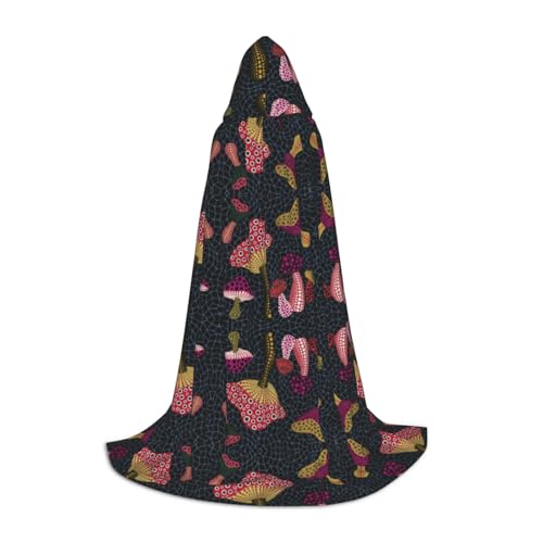 PHAYAH Pilzmuster Halloween Erwachsene Kapuzenmantel Umhang Damen Herren Halloween Dress Up Party Cosplay Kostüme L PHAYAH Pilzmuster Halloween Erwachsene Kapuzenmantel Umhang Damen Herren Halloween Dress Up Party Cosplay Kostüme L von PHAYAH