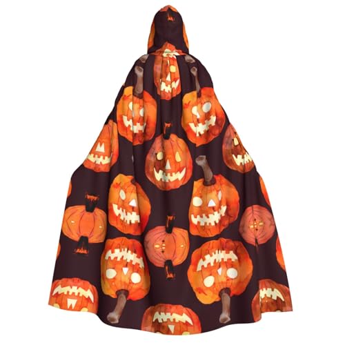 PHAYAH Pumpkin Lights Halloween Adult Hooded Cape Hooded Robe Women Men'S Halloween Dress Up Party Cosplay Costumes PHAYAH Pumpkin Lights Halloween Adult Hooded Cape Hooded Robe Women Men'S Halloween Dress Up Party Cosplay Costumes von PHAYAH