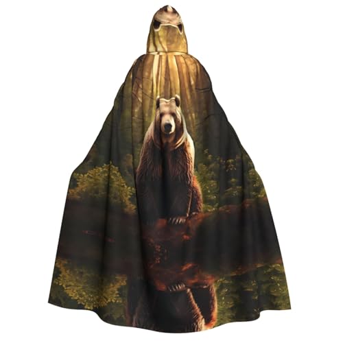 PHAYAH Rebuke Halloween Erwachsene Kapuzenumhang Kapuzenmantel Damen Herren Halloween Dress Up Party Cosplay Kostüme von PHAYAH