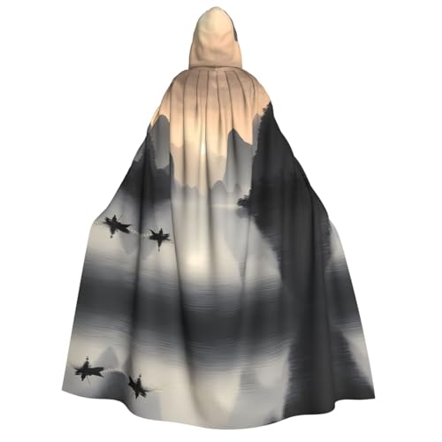 PHAYAH Sansui, Japanische Firma, Halloween-Umhang mit Kapuze, für Erwachsene, für Damen, Herren, Halloween, Verkleidungsparty, Cosplay-Kostüme PHAYAH Sansui, Japanische Firma, Halloween-Umhang mit Kapuze, für Erwachsene, für Damen, Herren, Halloween, Verkleidungsparty, Cosplay-Kostüme von PHAYAH
