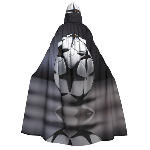 PHAYAH Schwarzer und weißer Fußball-Umhang für Erwachsene, Kapuzenumhang mit Kapuze, für Damen, Herren, Halloween, Verkleidung, Party, Cosplay-Kostüme PHAYAH Schwarzer und weißer Fußball-Umhang für Erwachsene, Kapuzenumhang mit Kapuze, für Damen, Herren, Halloween, Verkleidung, Party, Cosplay-Kostüme von PHAYAH