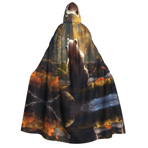 PHAYAH Scold Halloween Erwachsene Kapuzenumhang Kapuzenmantel Damen Herren Halloween Dress Up Party Cosplay Kostüme PHAYAH Scold Halloween Erwachsene Kapuzenumhang Kapuzenmantel Damen Herren Halloween Dress Up Party Cosplay Kostüme von PHAYAH