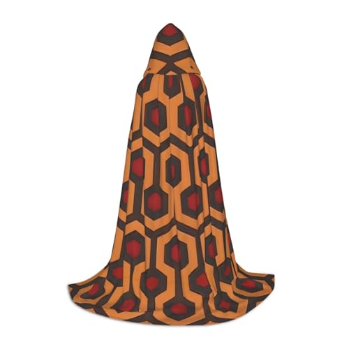 PHAYAH Shining Overlook Muster Kapuzenponcho Unisex Weihnachten Hoodie für Cosplay Halloween Kostüm Party Maskerade L von PHAYAH