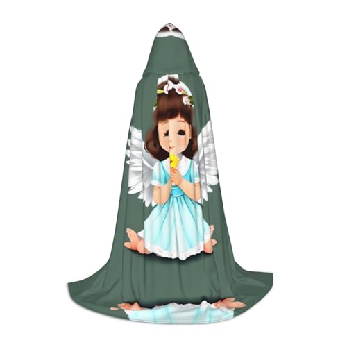 PHAYAH Süßer kleiner Engel Muster Halloween Hexe Hexerei Kapuzenmantel Umhang Weihnachten Hoodie Cosplay Maskerade Partykleid Geschenk Kostüm L PHAYAH Süßer kleiner Engel Muster Halloween Hexe Hexerei Kapuzenmantel Umhang Weihnachten Hoodie Cosplay Maskerade Partykleid Geschenk Kostüm L von PHAYAH