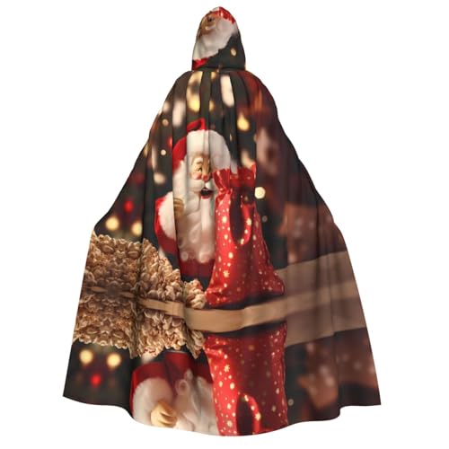 PHAYAH Weihnachtsmann, Halloween, Erwachsenen-Kapuzenumhang mit Kapuze, Bademantel für Damen und Herren, Halloween, Verkleidungsparty, Cosplay-Kostüme PHAYAH Weihnachtsmann, Halloween, Erwachsenen-Kapuzenumhang mit Kapuze, Bademantel für Damen und Herren, Halloween, Verkleidungsparty, Cosplay-Kostüme von PHAYAH