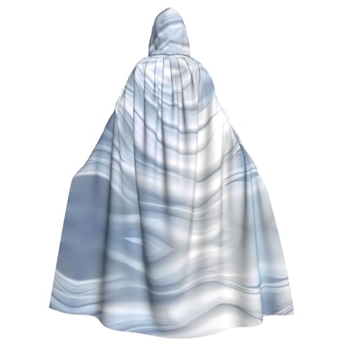PHAYAH Weißer Wellen-Umhang mit Kapuze, Polyester, Hexe, Halloween-Kostüme für Cosplay, Kostüm, Damen und Herren PHAYAH Weißer Wellen-Umhang mit Kapuze, Polyester, Hexe, Halloween-Kostüme für Cosplay, Kostüm, Damen und Herren von PHAYAH