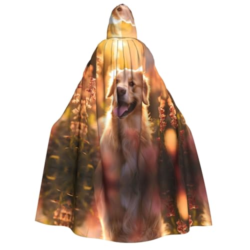 PHAYAH Welpe Halloween Erwachsene Kapuzenumhang Kapuzenmantel Damen Herren Halloween Dress Up Party Cosplay Kostüme von PHAYAH