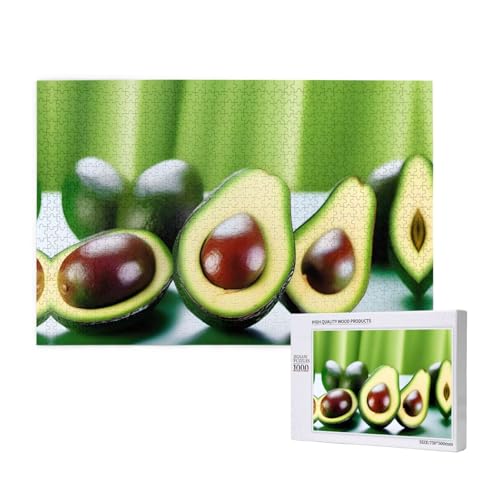 Phayah 1000 Teile Erwachsenenpuzzle Kinder Holzpuzzle Spielzeug DIY Kit Heimdekoration 75 x 50 cm Avocado-Muster Phayah 1000 Teile Erwachsenenpuzzle Kinder Holzpuzzle Spielzeug DIY Kit Heimdekoration 75 x 50 cm Avocado-Muster von PHAYAH
