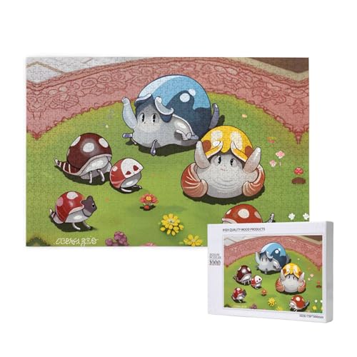 Phayah 1000 Teile Erwachsenenpuzzle Kinder Holzpuzzle Spielzeug DIY Kit Heimdekoration 75 x 50 cm Familie von vier kleinen Mustern Phayah 1000 Teile Erwachsenenpuzzle Kinder Holzpuzzle Spielzeug DIY Kit Heimdekoration 75 x 50 cm Familie von vier kleinen Mustern von PHAYAH