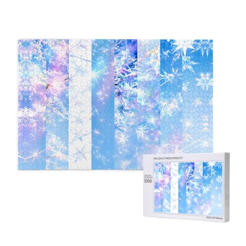 Phayah 1000 Teile Erwachsenenpuzzle Kinder Holzpuzzle Spielzeug DIY Kit Heimdekoration 75 x 50 cm Glänzendes Sternenlichtmuster Phayah 1000 Teile Erwachsenenpuzzle Kinder Holzpuzzle Spielzeug DIY Kit Heimdekoration 75 x 50 cm Glänzendes Sternenlichtmuster von PHAYAH