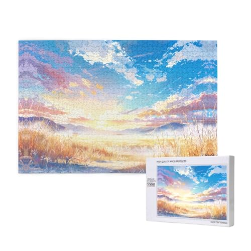Phayah 1000 Teile Erwachsenenpuzzle Kinder Holzpuzzle Spielzeug DIY Kit Heimdekoration 75 x 50 cm Himmelsmuster Phayah 1000 Teile Erwachsenenpuzzle Kinder Holzpuzzle Spielzeug DIY Kit Heimdekoration 75 x 50 cm Himmelsmuster von PHAYAH