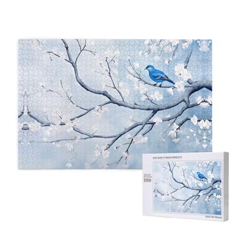 Phayah 1000 Teile Erwachsenenpuzzle Kinder Holzpuzzle Spielzeug DIY Kit Heimdekoration 75 x 50 cm Wachsen Pflaumenblütenmuster Phayah 1000 Teile Erwachsenenpuzzle Kinder Holzpuzzle Spielzeug DIY Kit Heimdekoration 75 x 50 cm Wachsen Pflaumenblütenmuster von PHAYAH