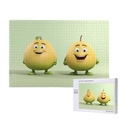 Phayah 1000 Teile Erwachsenenpuzzle Kinder Holzpuzzle Spielzeug DIY Kit Heimdekoration 75 x 50 cm lächelndes Honigmelonenmuster Phayah 1000 Teile Erwachsenenpuzzle Kinder Holzpuzzle Spielzeug DIY Kit Heimdekoration 75 x 50 cm lächelndes Honigmelonenmuster von PHAYAH