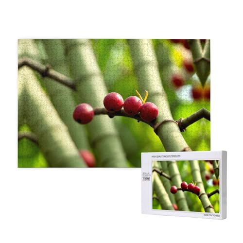 Phayah 1000 Teile Erwachsenenpuzzle Kinder Holzpuzzle Spielzeug DIY Kit Home Decor 75 x 50 cm Herbst Obst auf dem Ast Muster Phayah 1000 Teile Erwachsenenpuzzle Kinder Holzpuzzle Spielzeug DIY Kit Home Decor 75 x 50 cm Herbst Obst auf dem Ast Muster von PHAYAH