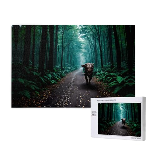 Phayah 1000 Teile Erwachsenenpuzzle Kinder Holzpuzzle Spielzeug DIY Kit Home Decor 75x50cm A Dinosaurier Muster Phayah 1000 Teile Erwachsenenpuzzle Kinder Holzpuzzle Spielzeug DIY Kit Home Decor 75x50cm A Dinosaurier Muster von PHAYAH