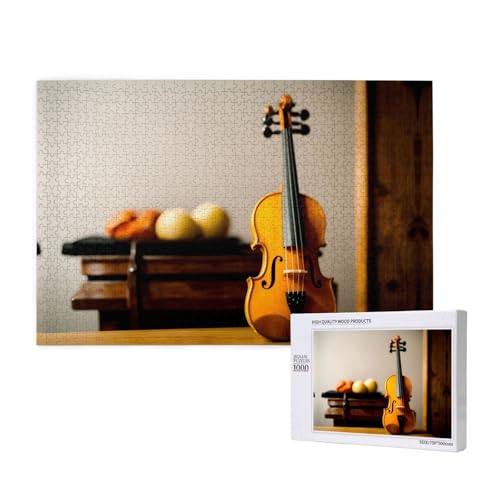 Phayah 1000 Teile Erwachsenenpuzzle Kinder Holzpuzzle Spielzeug DIY Kit Home Decor 75x50cm A Violine Muster Phayah 1000 Teile Erwachsenenpuzzle Kinder Holzpuzzle Spielzeug DIY Kit Home Decor 75x50cm A Violine Muster von PHAYAH