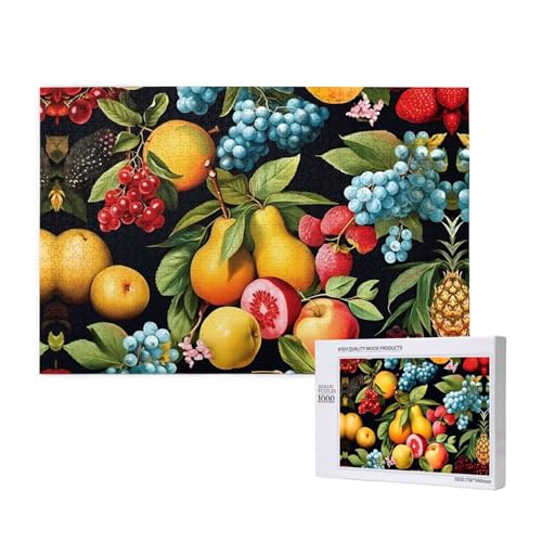 Phayah 1000 Teile Erwachsenenpuzzle Kinder Holzpuzzle Spielzeug DIY Kit Home Decor 75x50cm Verschiedene Früchte Muster Phayah 1000 Teile Erwachsenenpuzzle Kinder Holzpuzzle Spielzeug DIY Kit Home Decor 75x50cm Verschiedene Früchte Muster von PHAYAH