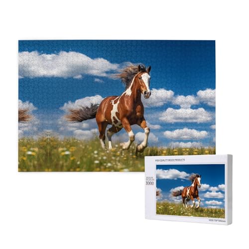 Phayah 1000 Teile für Puzzle, Holzpuzzle für Familie, Freunde, Heimdekoration, Wandkunst, 75 x 50 cm Phayah 1000 Teile für Puzzle, Holzpuzzle für Familie, Freunde, Heimdekoration, Wandkunst, 75 x 50 cm von PHAYAH
