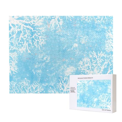Phayah 500 Teile Erwachsenenpuzzle Kinder Holzpuzzle Spielzeug Kit Wohnkultur 52 x 38 cm Wasserwellenmuster Muster Phayah 500 Teile Erwachsenenpuzzle Kinder Holzpuzzle Spielzeug Kit Wohnkultur 52 x 38 cm Wasserwellenmuster Muster von PHAYAH