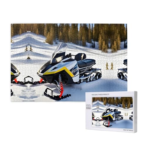 Phayah Advanced Snowmobile Puzzles für Erwachsene 1000 Teile Kinder Intelligenz Entwicklung Spielzeug 29,5 x 19,7 Phayah Advanced Snowmobile Puzzles für Erwachsene 1000 Teile Kinder Intelligenz Entwicklung Spielzeug 29,5 x 19,7 von PHAYAH