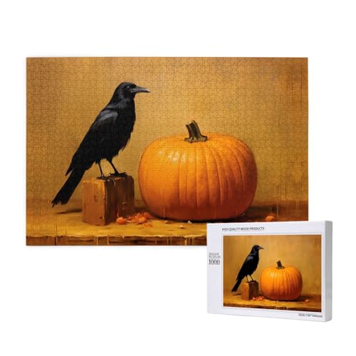 Phayah Amselkürbis-Puzzles für Erwachsene, 1000 Teile, Heimdekoration, Geburtstagsparty für Männer und Frauen, 29,5 x 50 cm Phayah Amselkürbis-Puzzles für Erwachsene, 1000 Teile, Heimdekoration, Geburtstagsparty für Männer und Frauen, 29,5 x 50 cm von PHAYAH