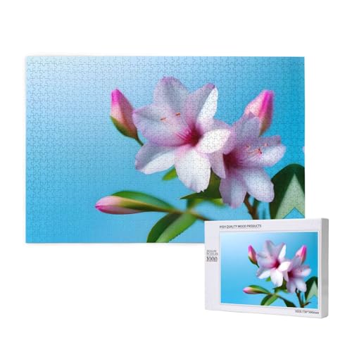 Phayah Angehendes Rhododendron-Puzzle für Erwachsene, 1000 Teile, Heimdekoration, Geburtstagsparty für Männer und Frauen, 29,5 x 50 cm Phayah Angehendes Rhododendron-Puzzle für Erwachsene, 1000 Teile, Heimdekoration, Geburtstagsparty für Männer und Frauen, 29,5 x 50 cm von PHAYAH