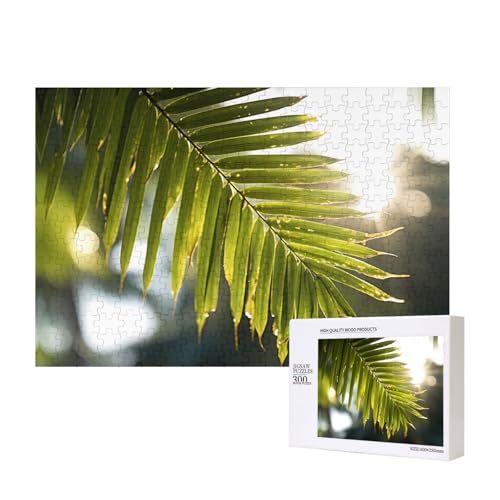 Phayah Bambusblatt-Puzzles für Erwachsene, 300 Teile, Heimdekoration, Geburtstagsparty für Männer und Frauen, 40 x 27,9 cm von PHAYAH