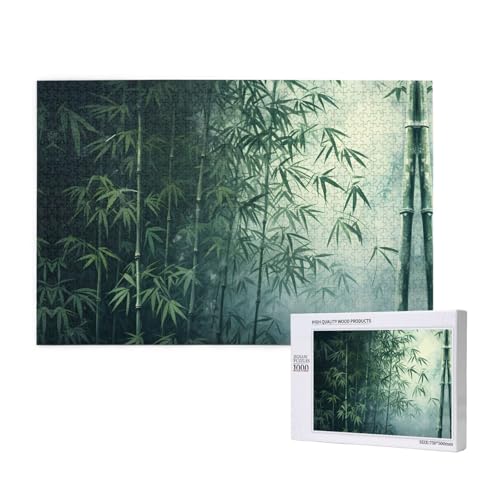 Phayah Bambuswald-Puzzles für Erwachsene, 1000 Teile, Heimdekoration, Geburtstagsparty für Männer und Frauen, 29,5 x 50 cm Phayah Bambuswald-Puzzles für Erwachsene, 1000 Teile, Heimdekoration, Geburtstagsparty für Männer und Frauen, 29,5 x 50 cm von PHAYAH