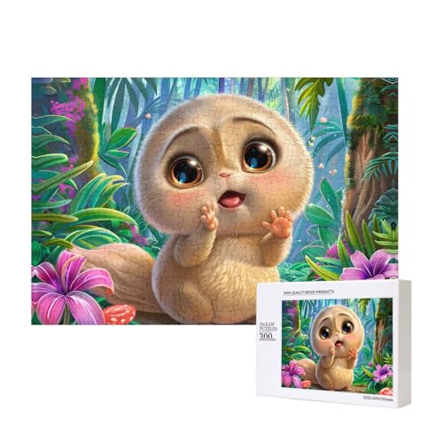 Phayah Big Eyed Bear Puzzle für Erwachsene, 300 Teile, Heimdekoration, Geburtstagsparty für Männer und Frauen, 15,7 x 27,9 cm Phayah Big Eyed Bear Puzzle für Erwachsene, 300 Teile, Heimdekoration, Geburtstagsparty für Männer und Frauen, 15,7 x 27,9 cm von PHAYAH