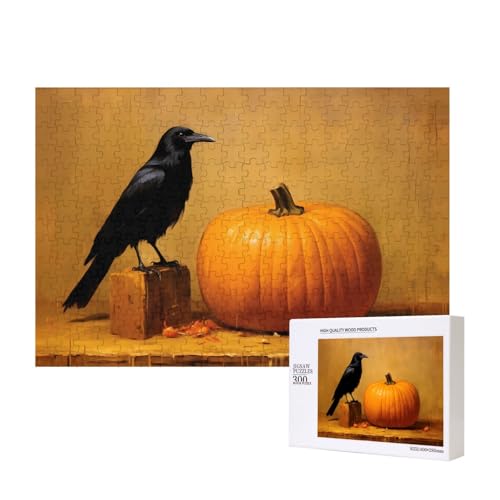 Phayah Blackbird Kürbis-Puzzles für Erwachsene, 300 Teile, Heimdekoration, Geburtstagsparty für Männer und Frauen, 15,7 x 27,9 cm Phayah Blackbird Kürbis-Puzzles für Erwachsene, 300 Teile, Heimdekoration, Geburtstagsparty für Männer und Frauen, 15,7 x 27,9 cm von PHAYAH