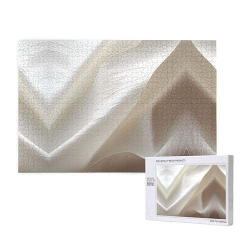 Phayah Blatt-Puzzle, 1000 Teile für Puzzle, Holzpuzzle für Familie, Freunde, Heimdekoration, Wandkunst, 75 x 50 cm Phayah Blatt-Puzzle, 1000 Teile für Puzzle, Holzpuzzle für Familie, Freunde, Heimdekoration, Wandkunst, 75 x 50 cm von PHAYAH