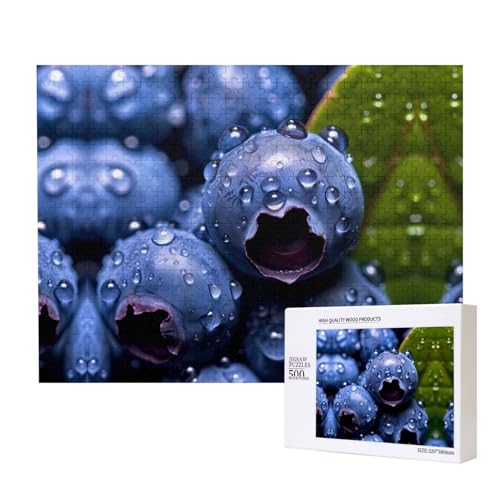 Phayah Blaubeeren-Puzzles für Erwachsene, 500 Teile, Heimdekoration, Geburtstagsparty für Männer und Frauen, 50 x 38 cm Phayah Blaubeeren-Puzzles für Erwachsene, 500 Teile, Heimdekoration, Geburtstagsparty für Männer und Frauen, 50 x 38 cm von PHAYAH