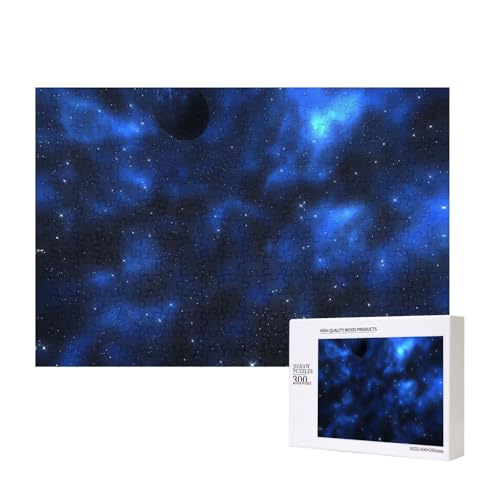 Phayah Blauer Sternenhimmel, Puzzles für Erwachsene, 300 Teile, Heimdekoration, Geburtstagsparty für Männer und Frauen, 15,7 x 27,9 cm Phayah Blauer Sternenhimmel, Puzzles für Erwachsene, 300 Teile, Heimdekoration, Geburtstagsparty für Männer und Frauen, 15,7 x 27,9 cm von PHAYAH