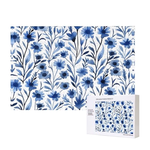Phayah Blaues Alyssum Puzzle für Erwachsene, 300 Teile, Heimdekoration, Geburtstagsparty für Männer und Frauen, 15,7 x 27,9 cm Phayah Blaues Alyssum Puzzle für Erwachsene, 300 Teile, Heimdekoration, Geburtstagsparty für Männer und Frauen, 15,7 x 27,9 cm von PHAYAH
