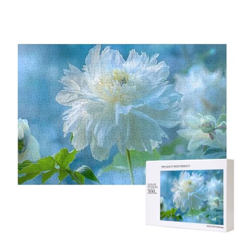 Phayah Blooming Hundred Peonies Puzzle für Erwachsene, 300 Teile, Heimdekoration, Geburtstagsparty für Männer und Frauen, 40 x 27,9 cm Phayah Blooming Hundred Peonies Puzzle für Erwachsene, 300 Teile, Heimdekoration, Geburtstagsparty für Männer und Frauen, 40 x 27,9 cm von PHAYAH