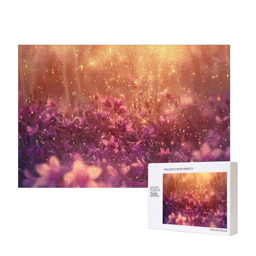 Phayah Blühendes Maiglöckchen-Puzzle für Erwachsene, 300 Teile, Heimdekoration, Geburtstagsparty für Männer und Frauen, 40 x 27,9 cm von PHAYAH