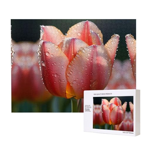 Phayah Blüten-Puzzles für Erwachsene, 500 Teile, Heimdekoration, Geburtstagsparty für Männer und Frauen, 50 x 38 cm Phayah Blüten-Puzzles für Erwachsene, 500 Teile, Heimdekoration, Geburtstagsparty für Männer und Frauen, 50 x 38 cm von PHAYAH
